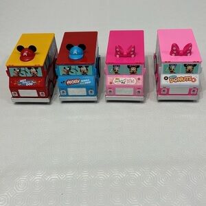 Disney Mickey and Minnie 6” Friction Vehicles - Set of 4